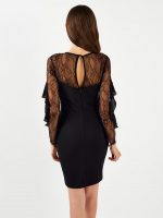 پیراهن تمام دانتل تمام طلایی - تصویر 2