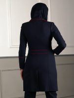 مانتو شلوار یقه انگلیسی گرد کد1403 - تصویر 3